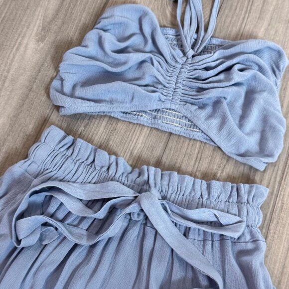 Blue Boho Skirt & Top Set - XS - Picture 2 of 5